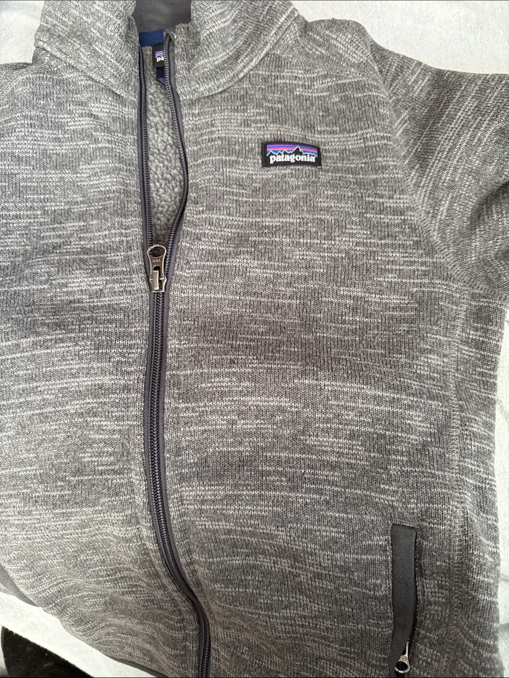 Patagonia Kids Gray Heather Full-Zip Jacket